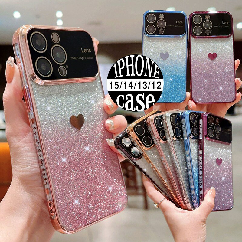 Rakuten - iPhone16 16pro ケース スマホケース キラキラ付き大型窓 ケース iPhone15 promax iPhone14plus ハート iPhone14 14 pro 落下防止 iPhone13 promax ケース 薄型 軽量 電気メッキカバー iPhone 13 13pro ケースシンプル アイホン12 11 ケース
