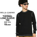 【送料無料】 BELLA CANVAS ベラキャンバス ロサンゼルス ロンT 長袖Tシャツ サーマル メンズ レディース USAモデル LA LOS ANGELES【COP】