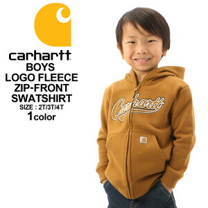 【送料無料】 [キッズ] カーハート パーカー ジップアップ 裏起毛 ボーイズ CP8447 USAモデル｜ブランド Carhartt｜子供 子供服 男の子 女の子 アメカジ 【W】