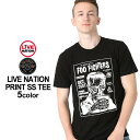 【送料無料】 フー ファイターズ Tシャツ 半袖 メンズ プリント｜大きいサイズ USAモデル foo fighters LIVE NATION ライブネーション｜半袖Tシャツ バンドT ロゴT ミュージック【メール便可】