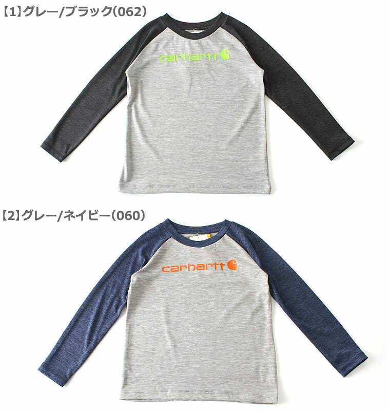 【送料299円】 【子供服】 カーハート Carhartt ロンt ラグラン キッズ 子供服 [子供服 ブランド ロンt ラグラン ボーイズ キッズ ラグランtシャツ プリント ロゴ carhartt カーハート アメカジ ブランド] (USAモデル)