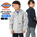 【送料無料】 キッズ ディッキーズ パーカー ジップアップ スウェット KW604｜大きいサイズ USAモデル Dickies Boys｜子供 男の子 女の子