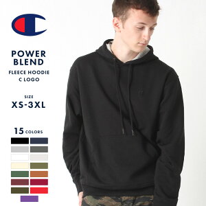 チャンピオン パーカー プルオーバー メンズ レディース 裏起毛 XS-3XL S0889 POWERBLEND USAモデル Champion / LL XXL 3L フーディー スウェット 大きいサイズ ブランド 定番アイテム アメカジ [RN]