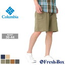 Columbia コロンビア ハーフパンツ 膝上 メンズ ウエスト30-44インチ 10インチ丈 1840881 USAモデル カーゴショーツ カーゴパンツ ショートパンツ【COP】