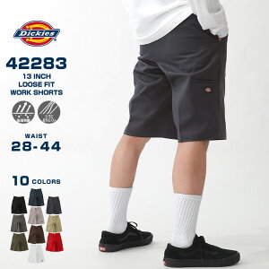 【送料無料】 ディッキーズ 42283 ハーフパンツ ショートパンツ ひざ下 ウエスト28-44インチ USAモデル Dickies / ショーツ ワークパンツ ワークショーツ 大きいサイズ ブランド 定番アイテム 作業着 作業服 【W】