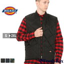 Dickies ディッキーズ ワーク ベスト 中綿 メンズ 中綿ベスト キルティング アウトドア アメカジ ストリート 作業着 作業服 USAモデル