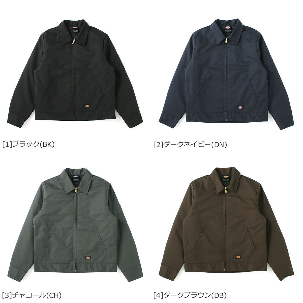 ディッキーズ ワークジャケット メンズ キルティング ライニング アイゼンハワージャケット TJ15 S-2XL USAモデル Dickies / LL 2L XXL 3L ワークジャケット アウター ブルゾン 大きいサイズ ブランド 定番アイテム 作業着 作業服 防寒 秋冬 [RN-A]【W】