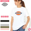 【送料無料】 レディース ディッキーズ Tシャツ 半袖 クルーネック ロゴ 大きいサイズ FS45R｜ブランド アメカジ カジュアル【メール便可】