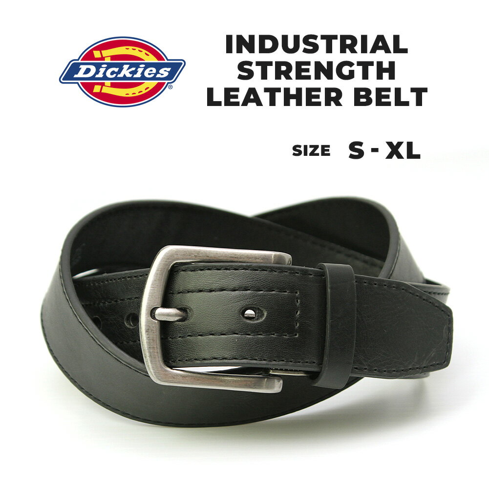 ディッキーズ ベルト シングルピンベルト メンズ 本革 レザー 11DI02N8 大きいサイズ USAモデル Dickies カジュアル ロング