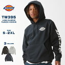 【送料無料】 Dickies ディッキーズ パーカー プルオーバー 裏起毛 袖ロゴ メンズ TW395 USAモデル 大きいサイズ フーディー【COP】