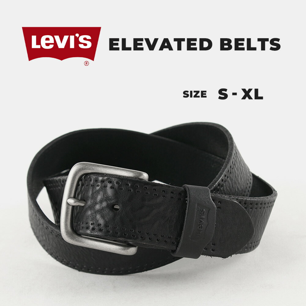 リーバイス ベルト メンズ 本革 アンティーク風 11LV120Z28 USAモデル Levis 大きいサイズ ブランド アメカジ カジュアル【COP】