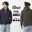  Los Angeles Apparel ロサンゼルスアパレル パーカー メンズ ブランドロスアパ 8.2oz フーディー 裏起毛 大きいサイズ アメカジ ストリート アメリカ製 MADE IN USA F-98 ｜Dropped Shoulder Pullover Hoodie