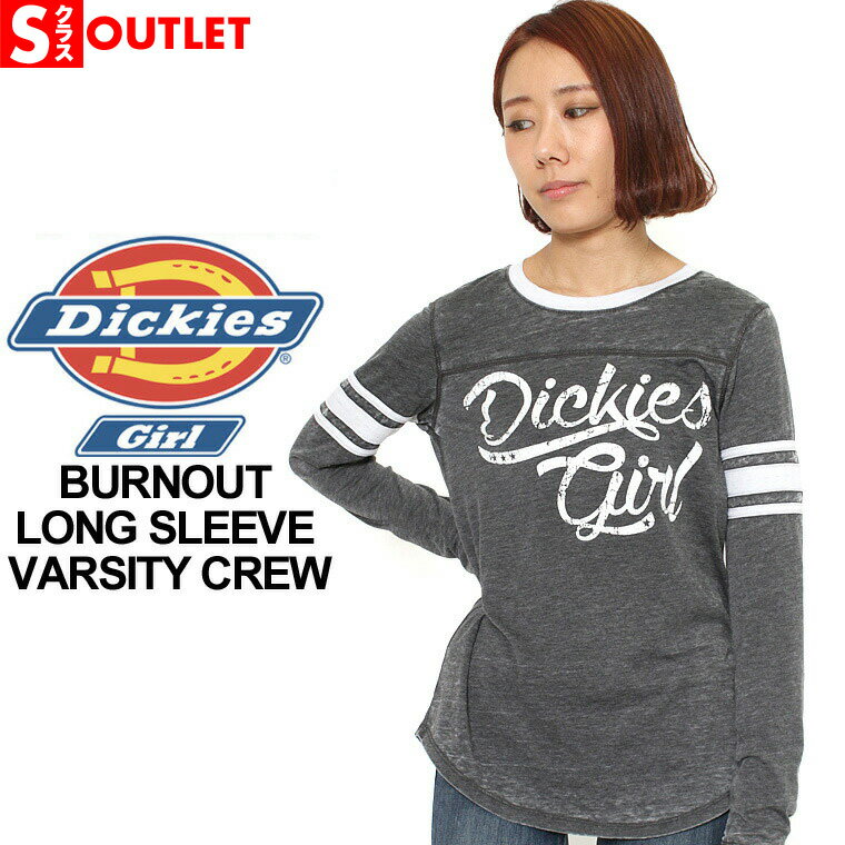 Rakuten - 【Sランク】 アウトレット 在庫処分｜返品・交換・キャンセル不可｜[レディース] ディッキーズ Tシャツ 長袖 ロンT BO483-218 USAモデル Dickies 長袖Tシャツ【メール便可】