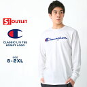 【送料無料】 【Sランク】 アウトレット 在庫処分｜返品 交換 キャンセル不可｜Champion チャンピオン Tシャツ 長袖 メンズ レディース ロンT ロゴ 大きいサイズ ゆったり 大きめ ブランド アメカジ USAモデル 【メール便可】