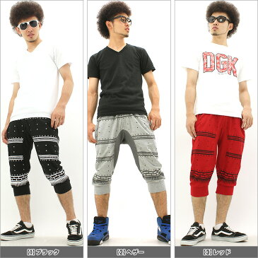 クロップドパンツ スウェット プリント メンズ KS13|大きいサイズ USAモデル ブランド フォーカス FOCUS|スウェットパンツ ジョガーパンツ 7分丈 (clearance)