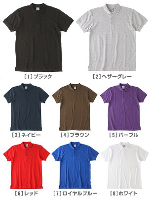 PRO CLUB プロクラブ ポロシャツ 半袖 メンズ 大きいサイズ 無地 ボタン 大きめ ゆったり ビジネス 制服 ゴルフ アウトドア 鹿の子 ブランド アメカジ シンプル カジュアル 121 USAモデル【メール便可】 - Image 3