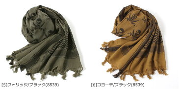 ロスコ ストール スカル チェック メンズ レディース アフガンストール シュマグ USAモデル 米軍|ブランド ROTHCO|ミリタリー