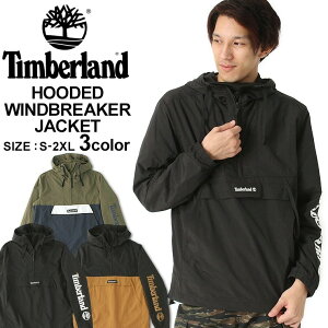 ティンバーランド ウィンドブレーカー ハーフジップ メンズ / 大きいサイズ USAモデル ブランド Timberland / ナイロンジャケット アウター ブルゾン プルオーバー アウトドア 撥水 防寒 作業服 作業着 アメカジ【W】