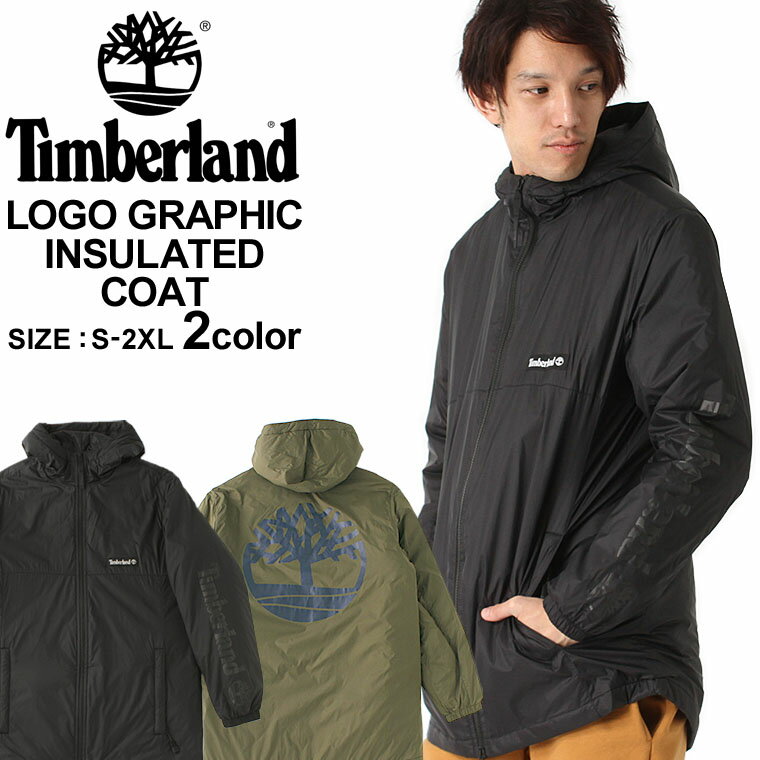 Timberland ティンバーランド 中綿ジャケット メンズ USAモデル 大きいサイズ ブランド ナイロンジャケット アウトドア 撥水 防寒 アウター ブルゾン【COP】