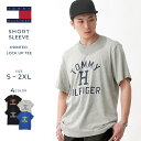 トミー ヒルフィガー Tシャツ メンズ 【送料無料】 トミーヒルフィガー TOMMY HILFIGER Tシャツ メンズ フロントロゴ カレッジ プリント 薄手 半袖Tシャツ ブランド ストリート アメカジ 09t4274 ユニセックス オーバーサイズ 大きいサイズ USAモデル【メール便可】【COP】