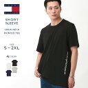 トミー ヒルフィガー 服（父向き） 【送料無料】 トミーヒルフィガー TOMMY HILFIGER Tシャツ メンズ ロゴ プリント シンプル 薄手 半袖Tシャツ ブランド ストリート アメカジ 09t4313 ユニセックス オーバーサイズ 大きいサイズ USAモデル【メール便可】