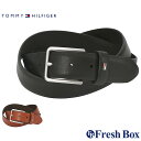 トミーヒルフィガー ベルト メンズ 本革 シングルピン レザー ロゴ 11TL01X049 USAモデル TOMMY HILFIGER ブランド カジュアル ビ...