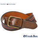 トミーヒルフィガー ベルト メンズ シングルピン 合皮 ロゴ 11TL02X057 USAモデル TOMMY HILFIGER ブランド カジュアル
