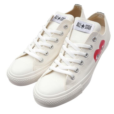 【14:00までのご注文で即日発送可能】PLAY COMME des GARCONS プレイ コムデギャルソン x CONVERSE コンバース ALL STAR OX/PCDG オールスター シューズ スニーカー WHITE 291002211260 【新品】