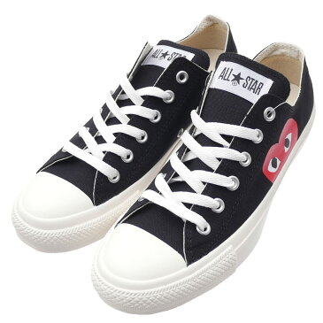 【14:00までのご注文で即日発送可能】PLAY COMME des GARCONS プレイ コムデギャルソン x CONVERSE コンバース ALL STAR OX/PCDG オールスター シューズ スニーカー BLACK 291002211261 【新品】