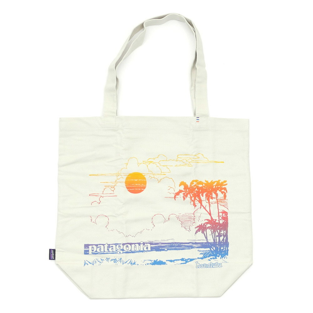 【14:00までのご注文で即日発送可能】Patagonia パタゴニア Sunset Isle Market ToteBag HONOLULU限定 59309 BEIGE FREEサイズ 新品