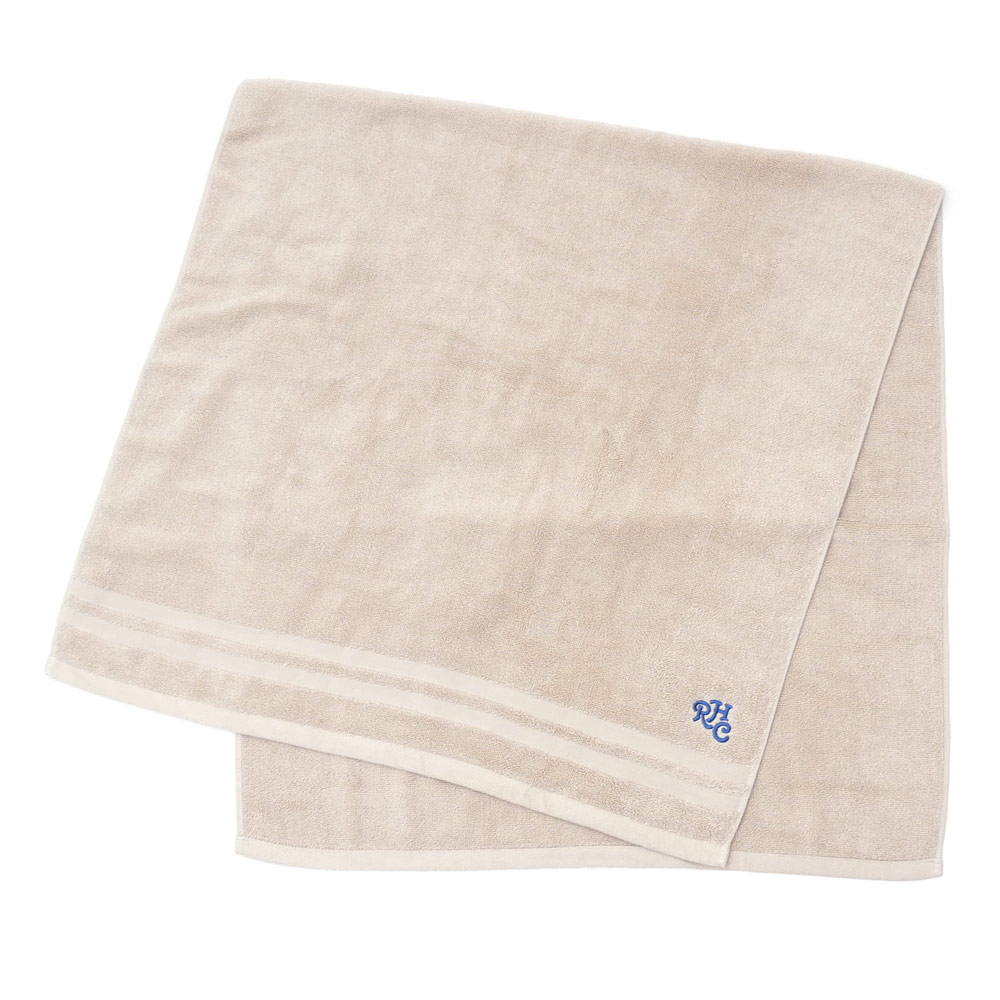 ロンハーマン 小物 メンズ 100％本物保証 ロンハーマン RHC Ron Herman STORE LOGO BATH TOWEL バスタオル BEIGE 290004410016 新品