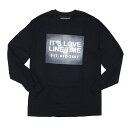 100{ۏ yԌʉi!!z 917 iCZu Nine One Seven Love Line Long Sleeve TShirt TVc BLACK 202000933131 Vi