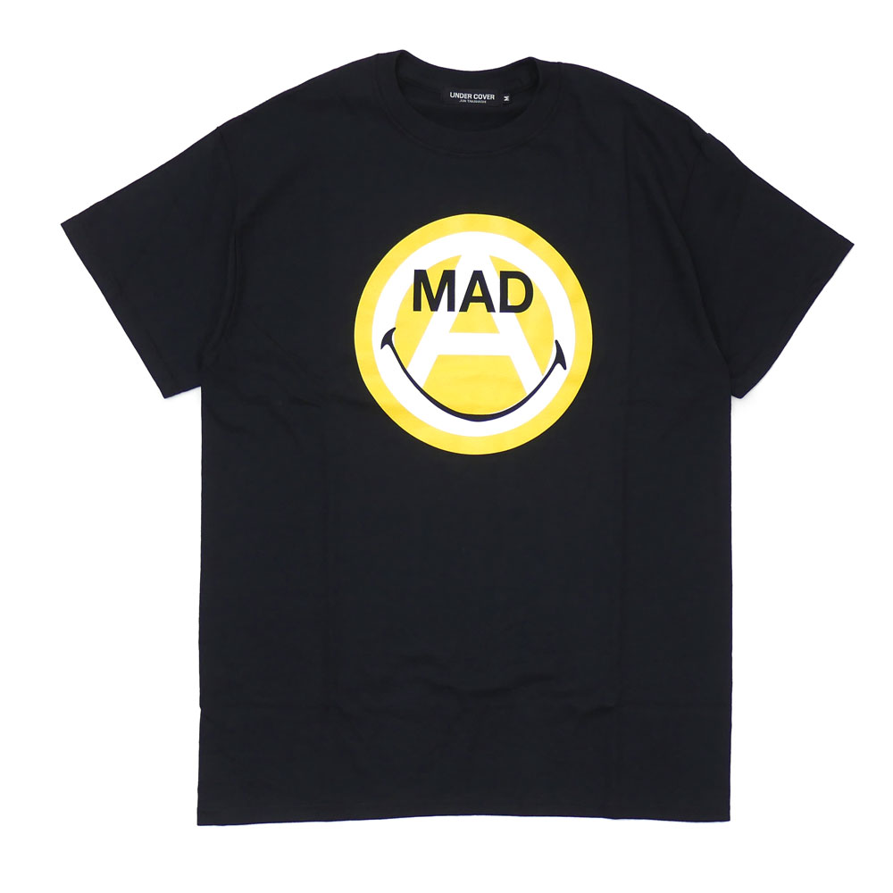 100％本物保証 アンダーカバー UNDERCOVER x VERDY ヴェルディ MAD SMILE CIRCLE A TEE Tシャツ BLACK 417000039041 新品