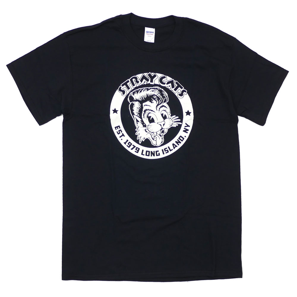 100{ۏ STRAY CATS XgCELbc EST. 1979 TEE yTVcz BLACK 999005578049