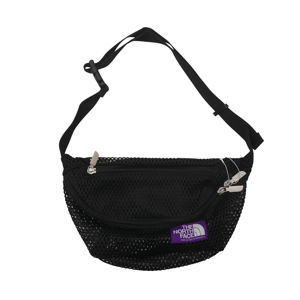 新品 ザ・ノースフェイス パープルレーベル THE NORTH FACE PURPLE LABEL Mesh Waist Bag ウエストバッグ K(BLACK) 新作 NN7210N