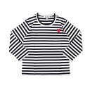 100{ۏ vC RfM\ PLAY COMME des GARCONS KIDS BORDER LS TEE TVc BLACK ubN  LbY Vi