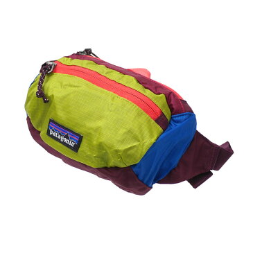 Patagonia パタゴニア Lightweight Travel Mini Hip Pack ウエストバッグ ヒップパック パッカブル Patchwork Light Gecko Green w/Tomato【新品】49446 288001186019