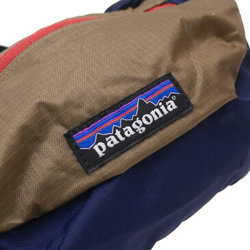 Patagonia パタゴニア Lightweight Travel Mini Hip Pack ウエストバッグ ヒップパック パッカブル Classic Navy/Mojave Khaki 49446【新品】 288001186117