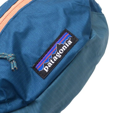 Patagonia パタゴニア Lightweight Travel Mini Hip Pack ウエストバッグ ヒップパック パッカブル Tasmanian Teal w/Peach sherbet 49446【新品】 288001186116