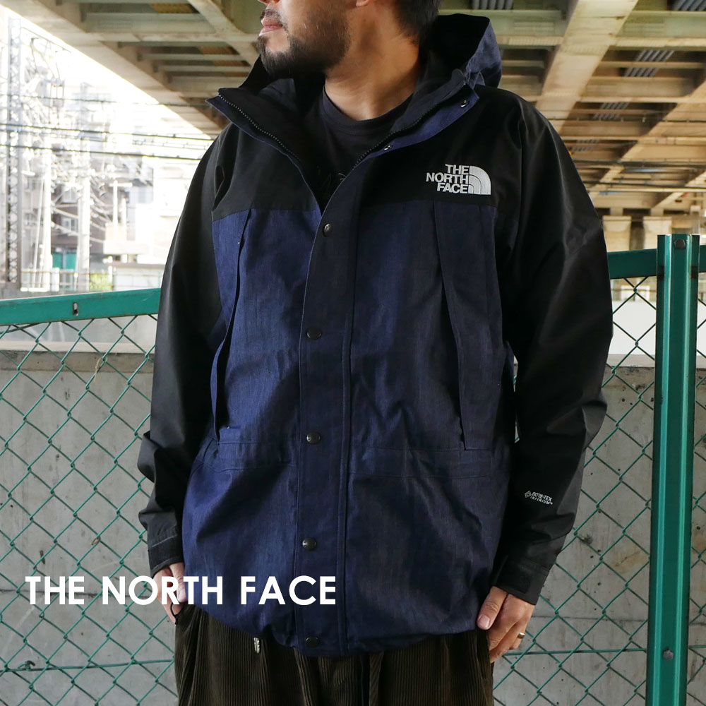 100{ۏ Vi U m[XtFCX THE NORTH FACE MOUNTAIN LIGHT DENIM JACKET }EeCg fj WPbg ID NYLON INDIGO DENIM Y NP12032