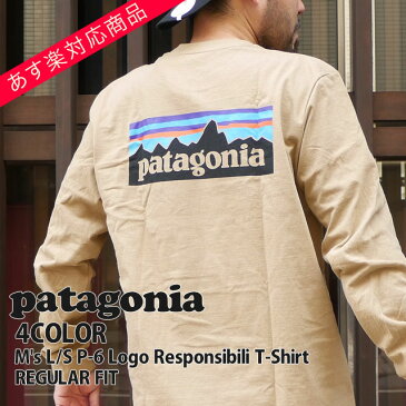 【14:00までのご注文で即日発送可能】 新品 パタゴニア Patagonia 19FW M's L/S P-6 Logo Responsibili T-Shirt ロゴ レスポンシビリ 長袖Tシャツ REGULAR FIT レギュラーフィット 39161 メンズ 2019FW 新作