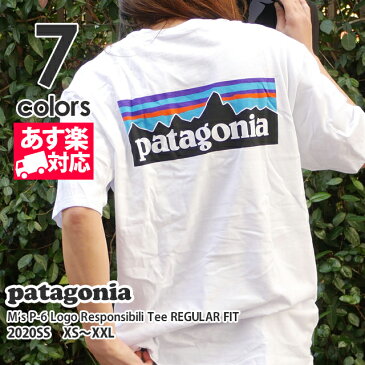 【14:00までのご注文で即日発送可能】 新品 パタゴニア Patagonia 2020SS M's P-6 Logo Responsibili Tee ロゴ レスポンシビリ Tシャツ REGULAR FIT レギュラーフィット 38504 メンズ レディース 新作 20SS
