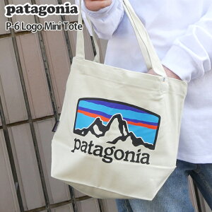 【14:00までのご注文で即日発送可能】新品 パタゴニア Patagonia P-6 Logo Mini Tote トートバッグ エコバッグ Pastel P-6 Logo Bleached Stone ベージュ FRHB 59275 メンズ レディース FA19 新作 277-002706-016