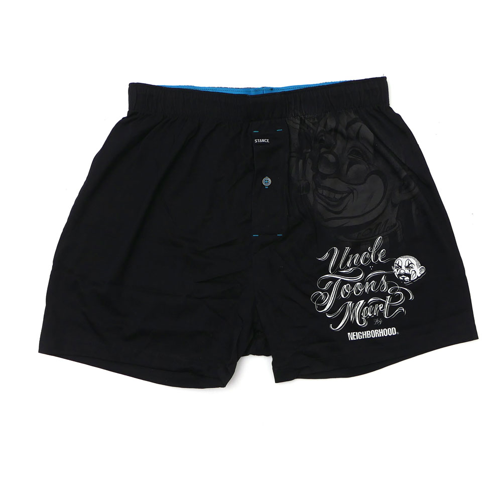 楽天FRESH STORE100％本物保証 新品 ネイバーフッド NEIGHBORHOOD x ミスター・カートゥーン Mister Cartoon NHMC/C-UNDERS ボクサーパンツ BLACK ブラック メンズ 201ZS02N-UW03S