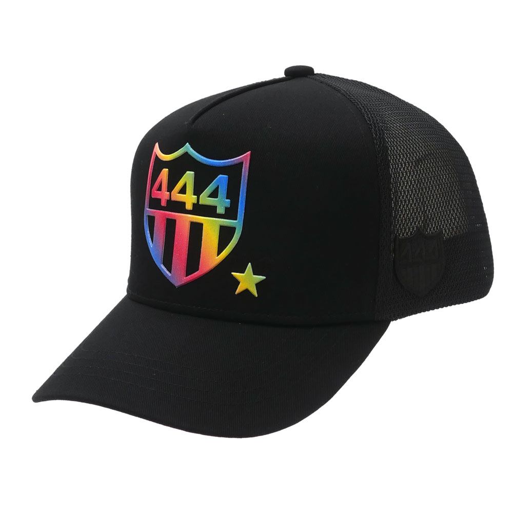 [期間限定!!店長気まぐれセール!!] 新品 ヨシノリコタケ YOSHINORI KOTAKE x バーニーズ ニューヨーク BARNEYS NEWYORK BLACK LINE 444LOGO MESH CAP キャップ BLACK ブラック 黒 メンズ