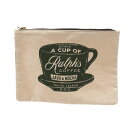 100{ۏ Vi tY R[q[ Ralph's Coffee ZIPPER POUCH Wbp[ |[` NATURAL i` Y fB[X | t[ POLO RALPH LAUREN