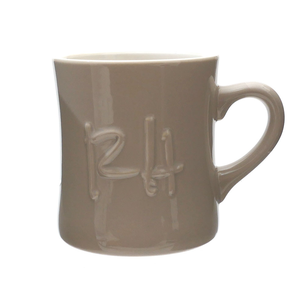 楽天FRESH STORE100％本物保証 新品 ロンハーマン Ron Herman Emboss Logo Mug マグカップ GRAY グレー 灰色 メンズ レディース