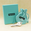 100{ۏ Vi Vv[ SUPREME x eBt@j[ TIFFANY&CO. Heart Knife Key Ring L[O L[z_[ SILVER Vo[  Y