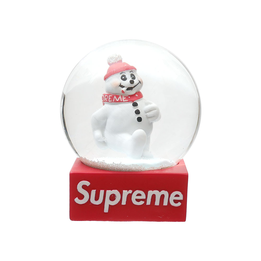 楽天FRESH STORE100％本物保証 新品 シュプリーム SUPREME Snowman Snowglobe スノードーム RED レッド 赤 メンズ レディース