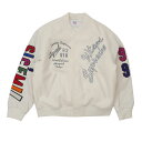 100％本物保証 新品 シュプリーム SUPREME x ダブルタップス WTAPS Varsity Jacket バーシティー ジャケット スタジャン WHITE ホワイト 白 メンズ 21274SPD-JKM01S (W)TAPS